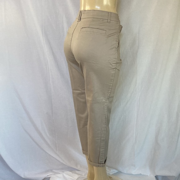 DEMOCRACY Jeans Women’s Tummy Control Size 8 Khaki Pants Cuff Hems NWOT - Picture 5 of 9